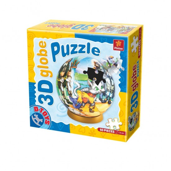 3D GLOBE PUZZLE FAIRY TALES 60 PCS