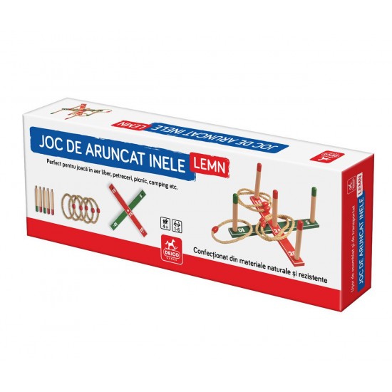 RING TOSS GAME - WOODEN