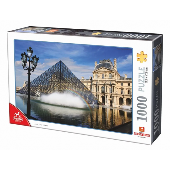 PUZZLE 1000 LOUVRE PARIS FRANCE