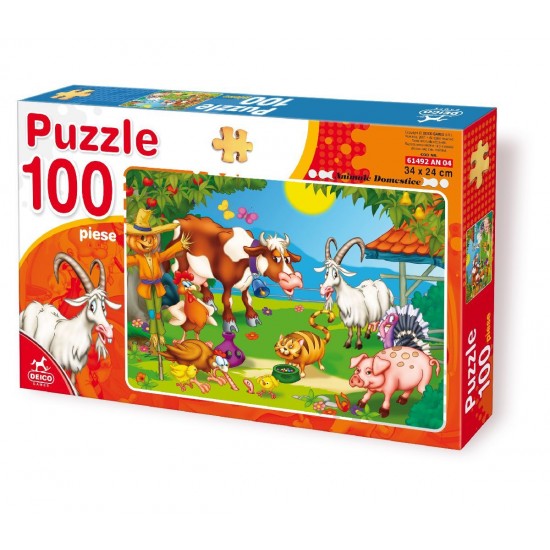 PUZZLE 100 PCS ANIMALS