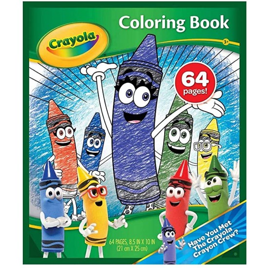 64 PAGE BLUE COLOURING BOOK