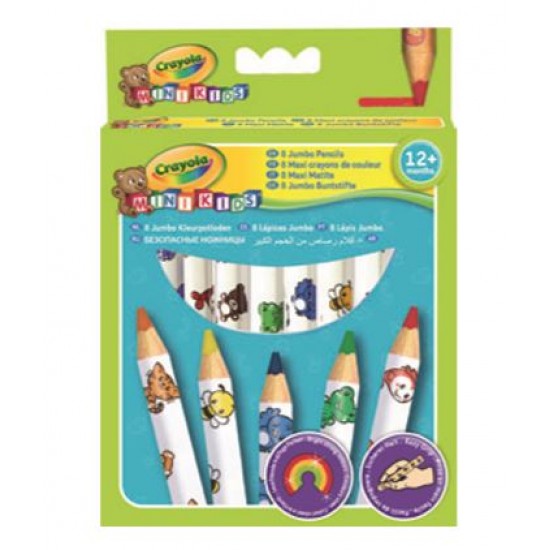 8 MINI KIDS JUMBO PENCILS