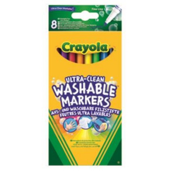 8 ULTRA CLEAN WASHABLE FINELINE MARKERS