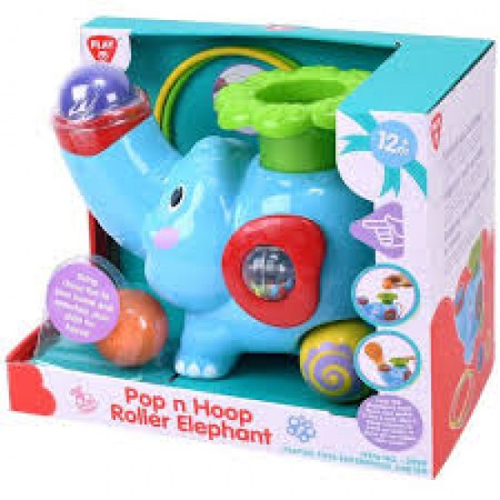 POP N HOOP ROLLER ELEPHANT