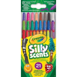21 Silly Scents Mini Twistable Crayons