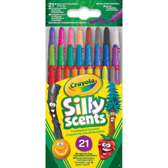 21 Silly Scents Mini Twistable Crayons
