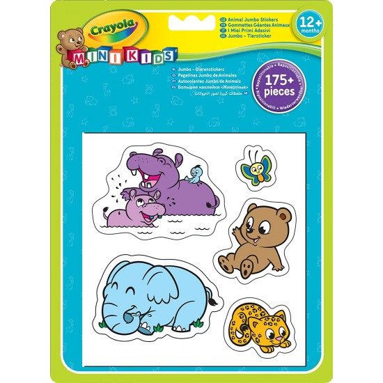 Mini Kids JUMBO ANIMAL STICKERS